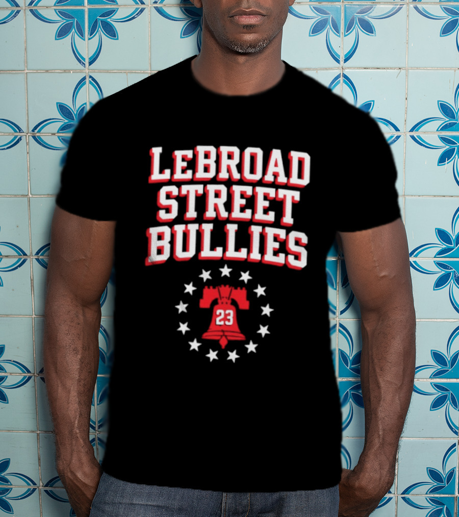 LeBroad Street Bullies 23 Liberty Bell Stars T-Shirt