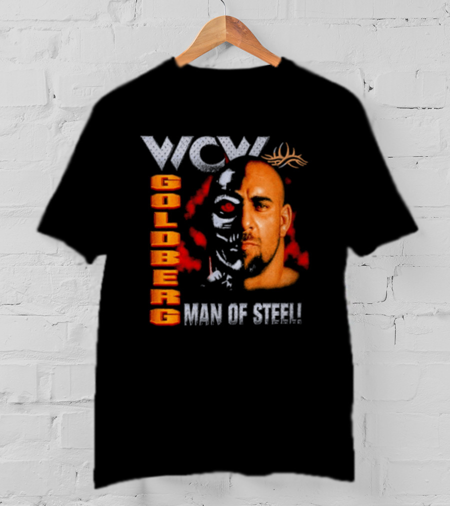 WCW Goldberg Man Of Steel Wrestling T-Shirt