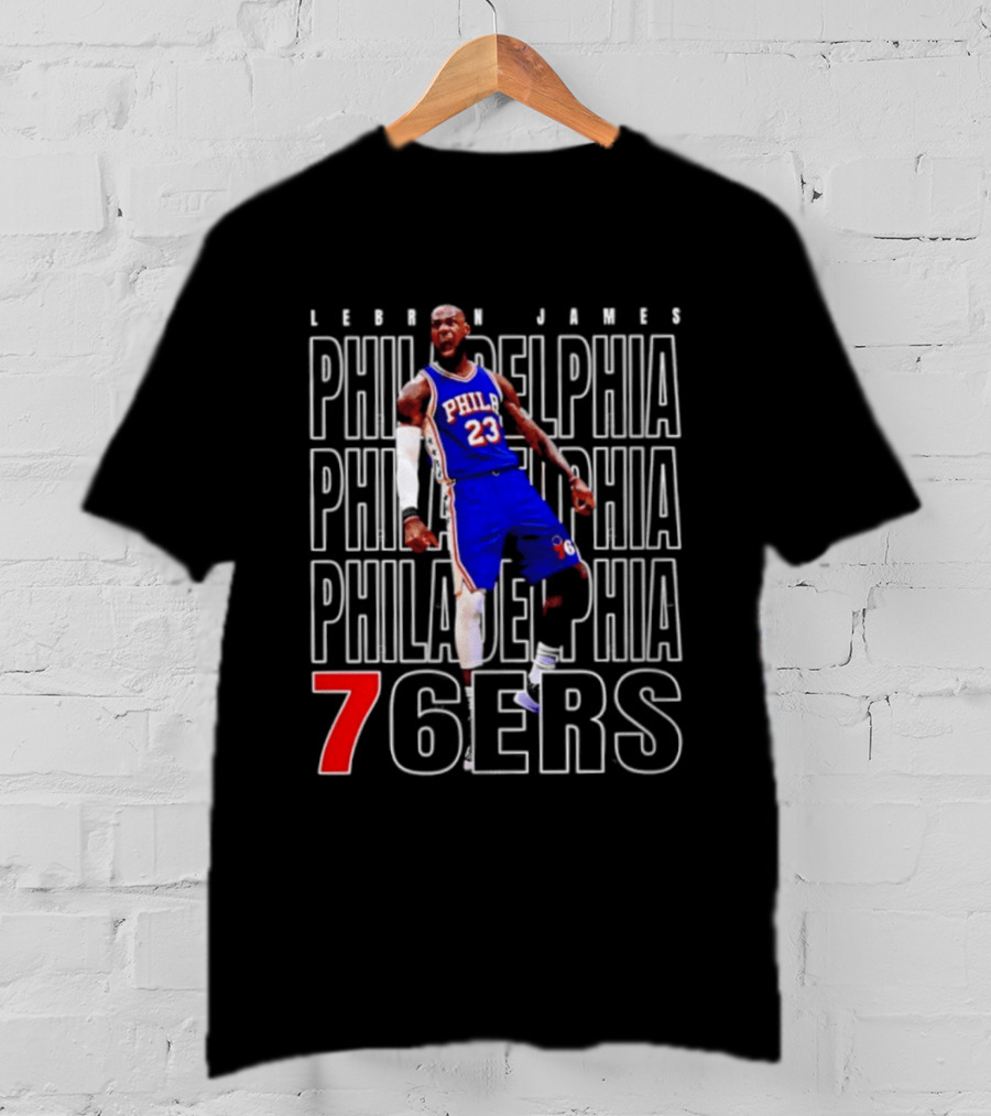LeBron James Philadelphia 76ers Basketball 2026 T-Shirt