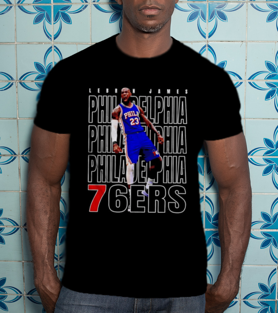 LeBron James Philadelphia 76ers Basketball 2026 T-Shirt