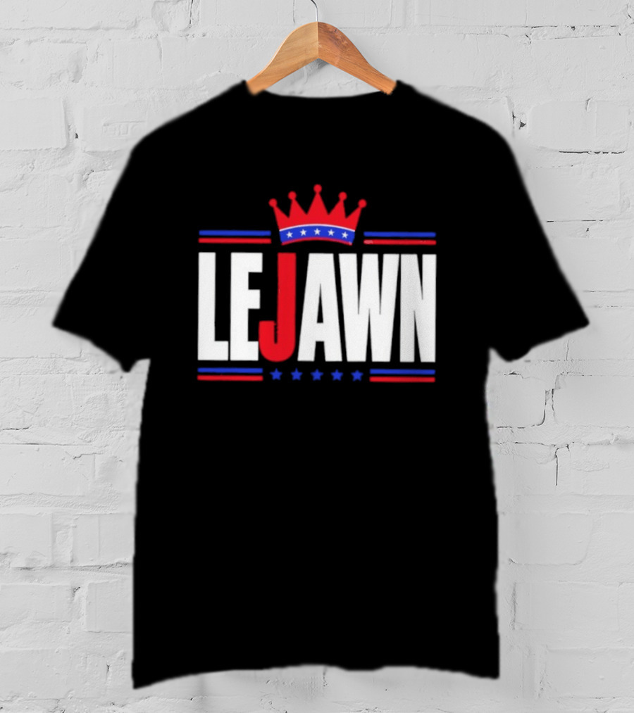 LeJawn King Crown LeBron James Philadelphia 76ers NBA 2026 T-Shirt