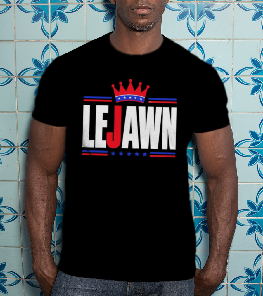 LeJawn King Crown LeBron James Philadelphia 76ers NBA 2026 T-Shirt