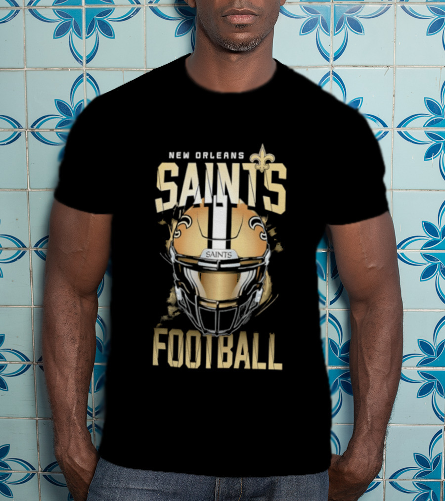 New Orleans Saints Football Helmet 2026 T-Shirt