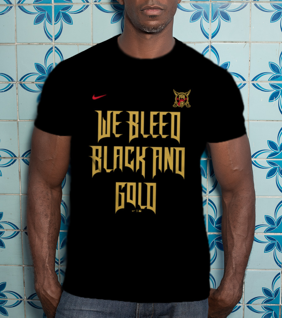 Pittsburgh Pirates We Bleed Black And Gold City Connect Nike T-Shirt