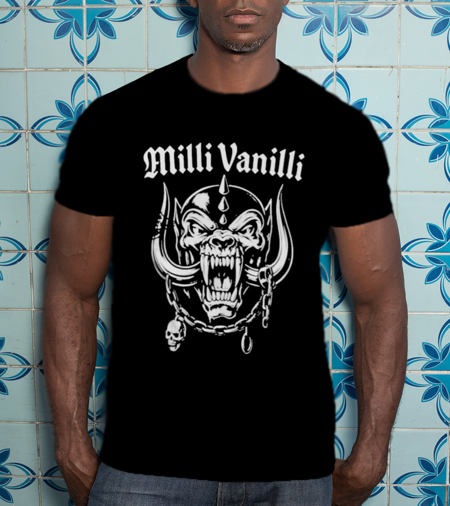 Milli Vanilli Motorhead Snaggletooth T-Shirt