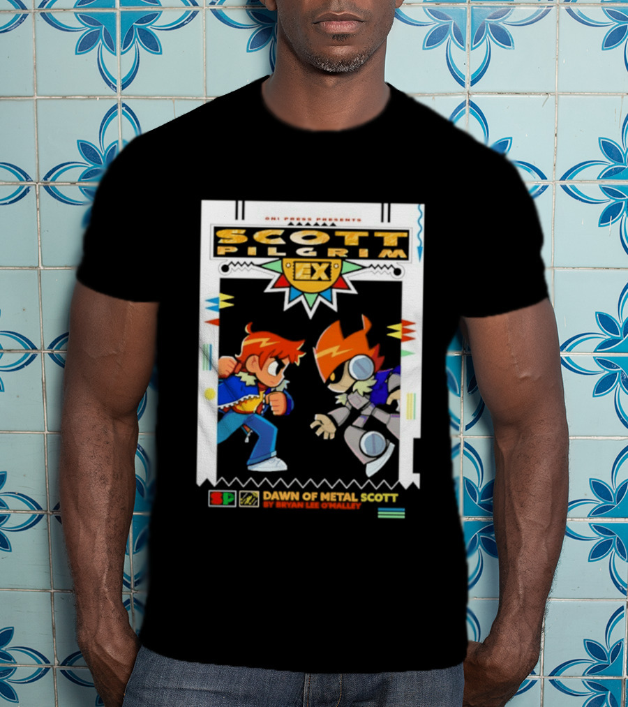 Scott Pilgrim Oni Press Bryan Lee O'Malley Damns Of Nega Scott T-Shirt