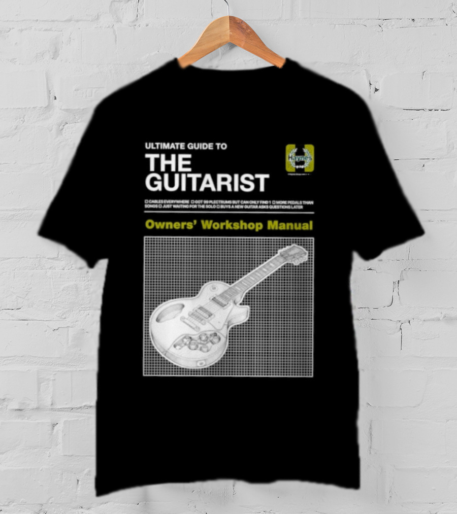 Owners' Workshop Manual For The Guitarist Ultimate Guide T-Shirt