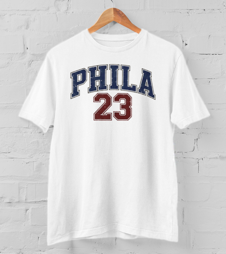 Phila 23 LeBron James Philadelphia 76ers NBA 2026 T-Shirt
