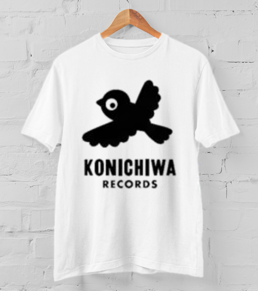 Konichiwa Records Black Bird Icon Gray Robyn Store T-Shirt