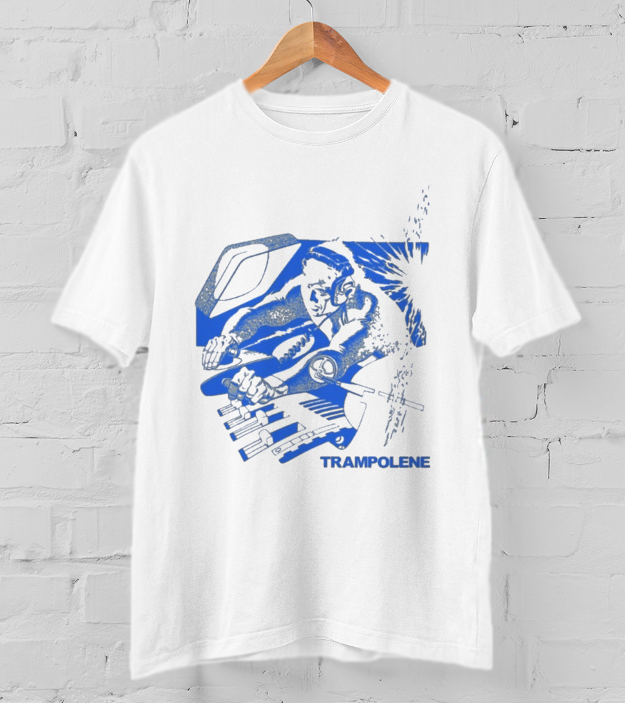 Trampolene DJ Tramps Music Mixing Motorcycle T-Shirt