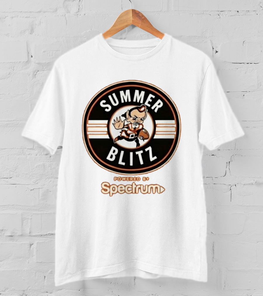 Summer Blitz Browns Powered By Spectrum T-Shirt