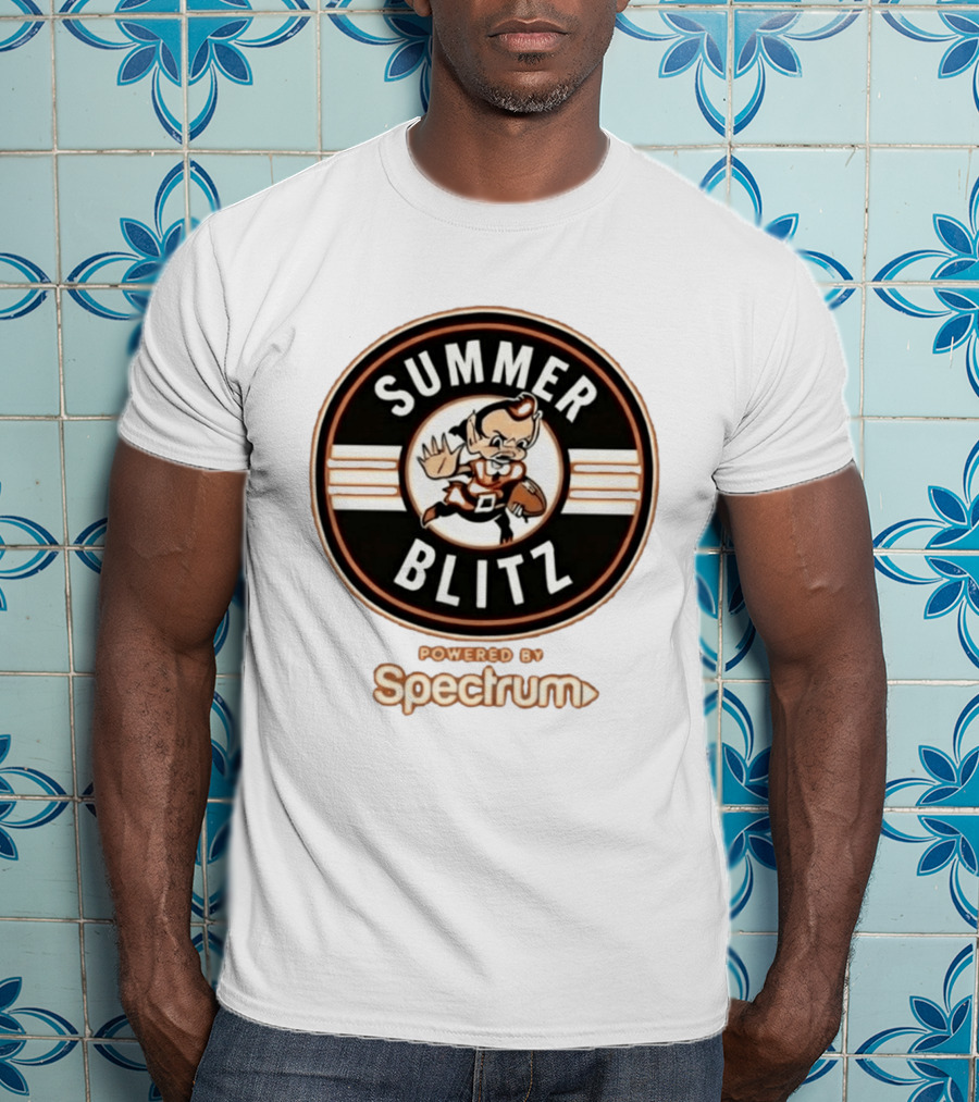 Summer Blitz Browns Powered By Spectrum T-Shirt