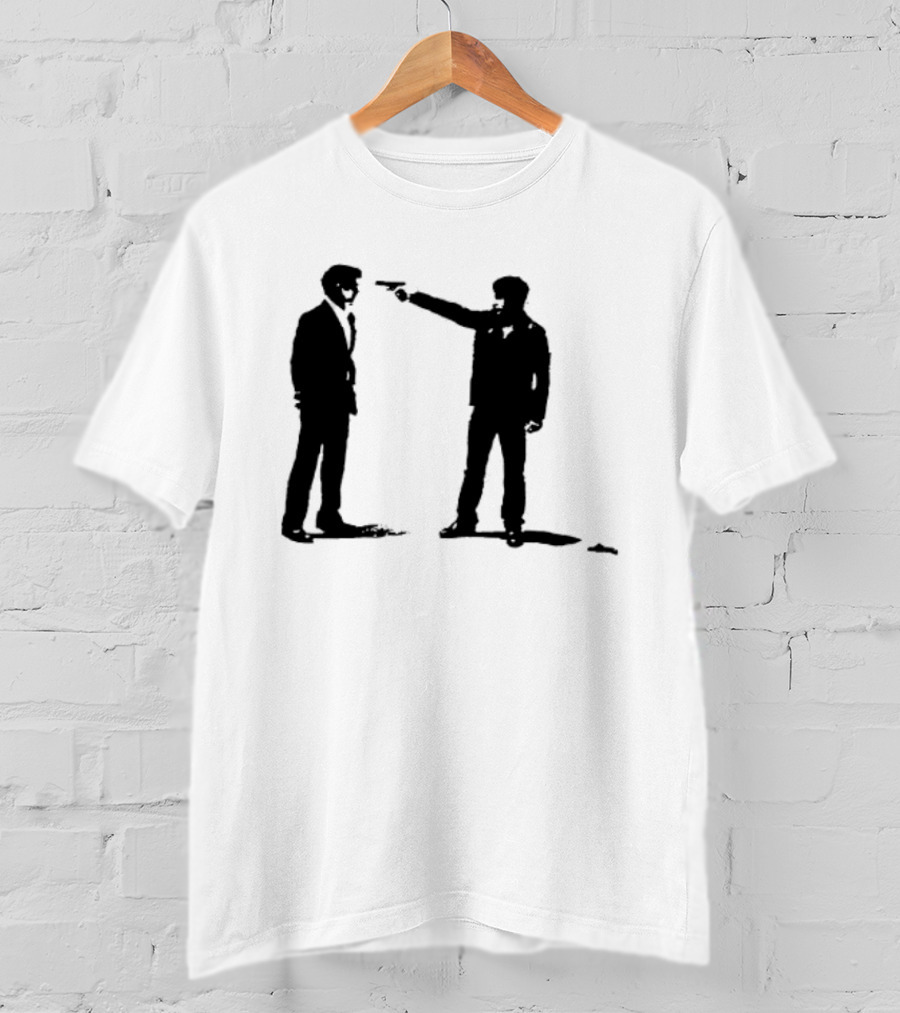 Infernal Affairs Hong Kong Crime Drama Iconic Confrontation Scene T-Shirt