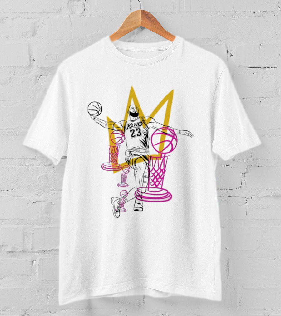 LeBron James King Of 23 Philadelphia Sixers 2026 T-Shirt