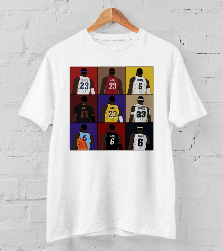 LeBron James Each Team History Philadelphia 76ers NBA 2026 T-Shirt