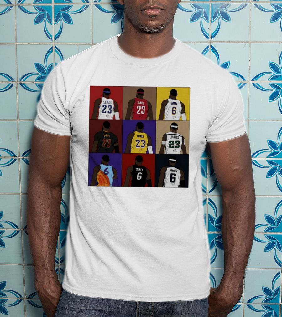LeBron James Each Team History Philadelphia 76ers NBA 2026 T-Shirt
