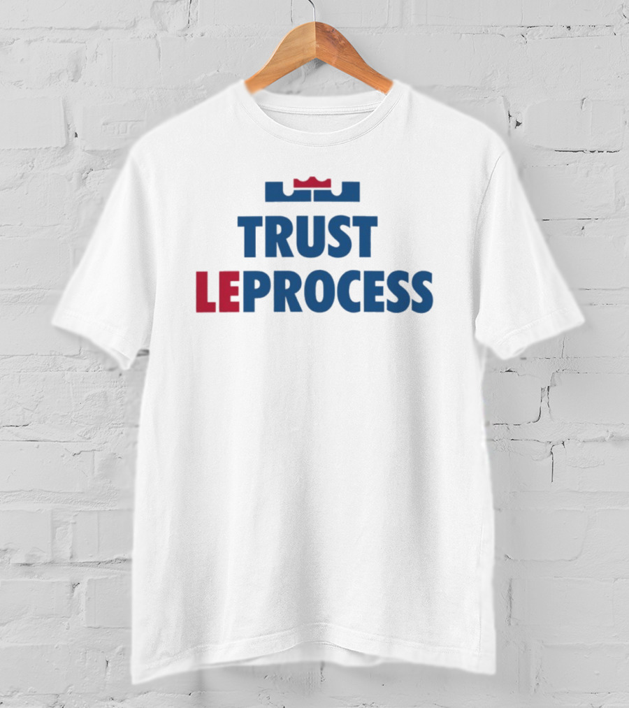 LeBron James Philadelphia 76ers Trust LeProcess Basketball T-Shirt