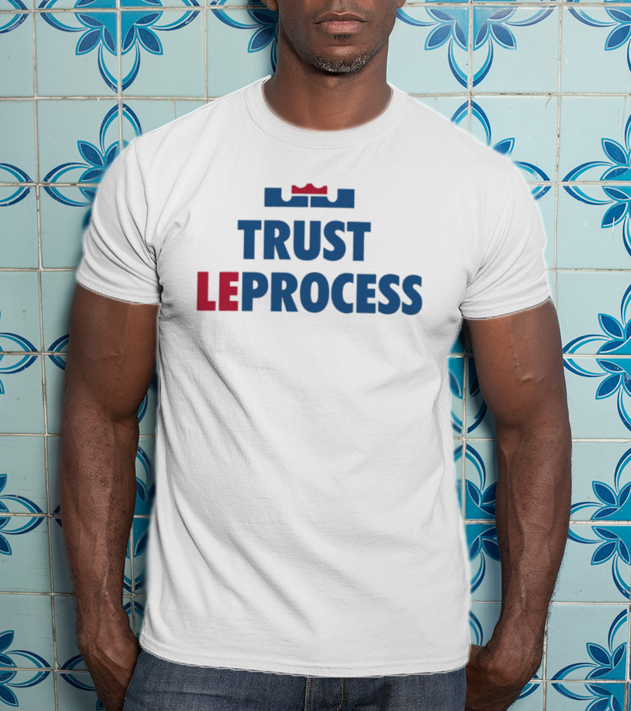 LeBron James Philadelphia 76ers Trust LeProcess Basketball T-Shirt