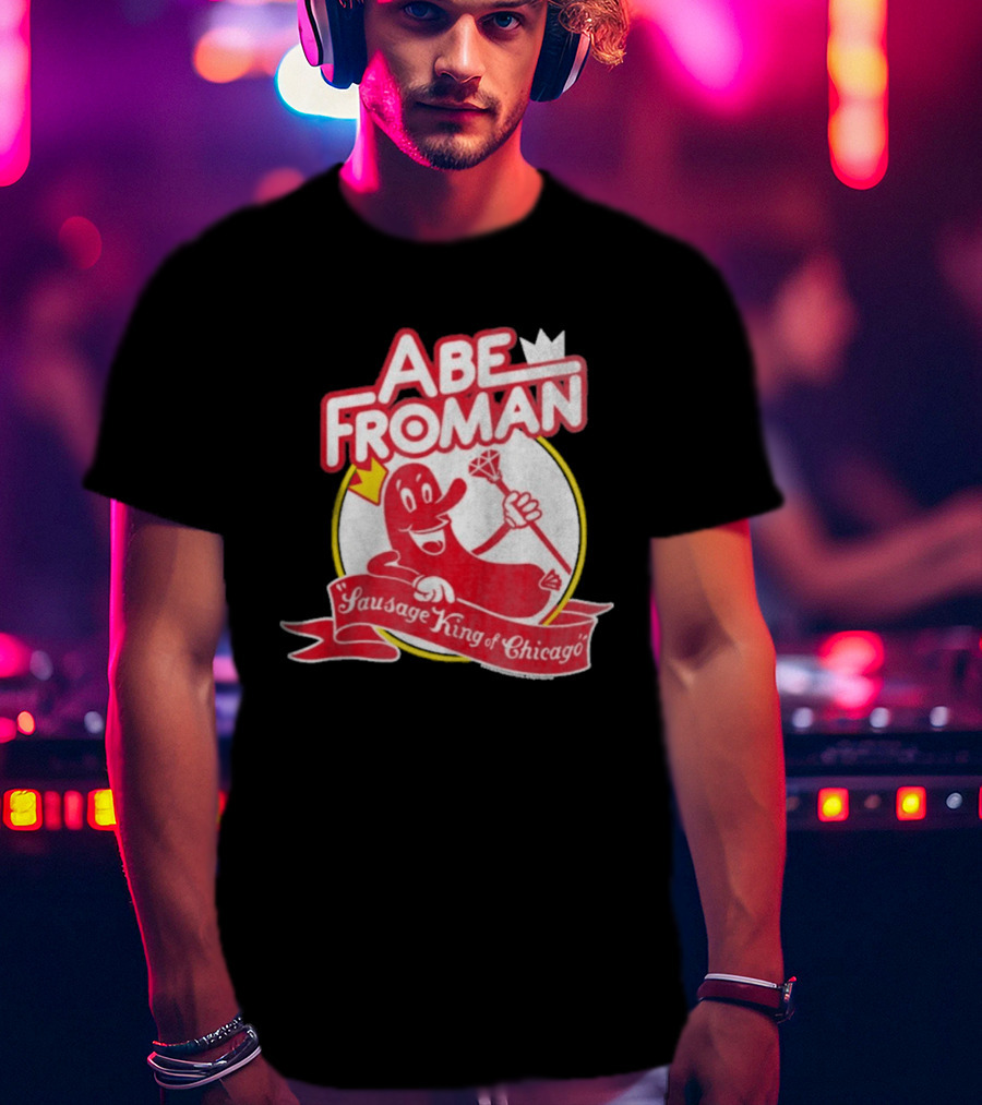 Abe Froman Sausage King Of Chicago Diamond Cane And Crown T-Shirt