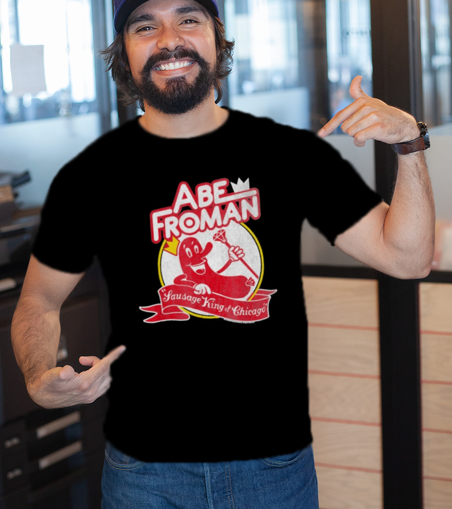 Abe Froman Sausage King Of Chicago Diamond Cane And Crown T-Shirt