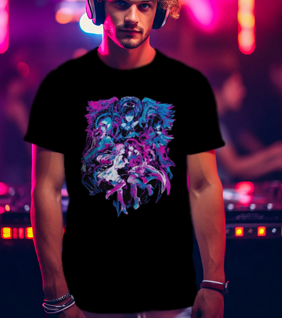 Final Fantasy XIV Rewritten Futures Characters Artwork Fantasy T-Shirt