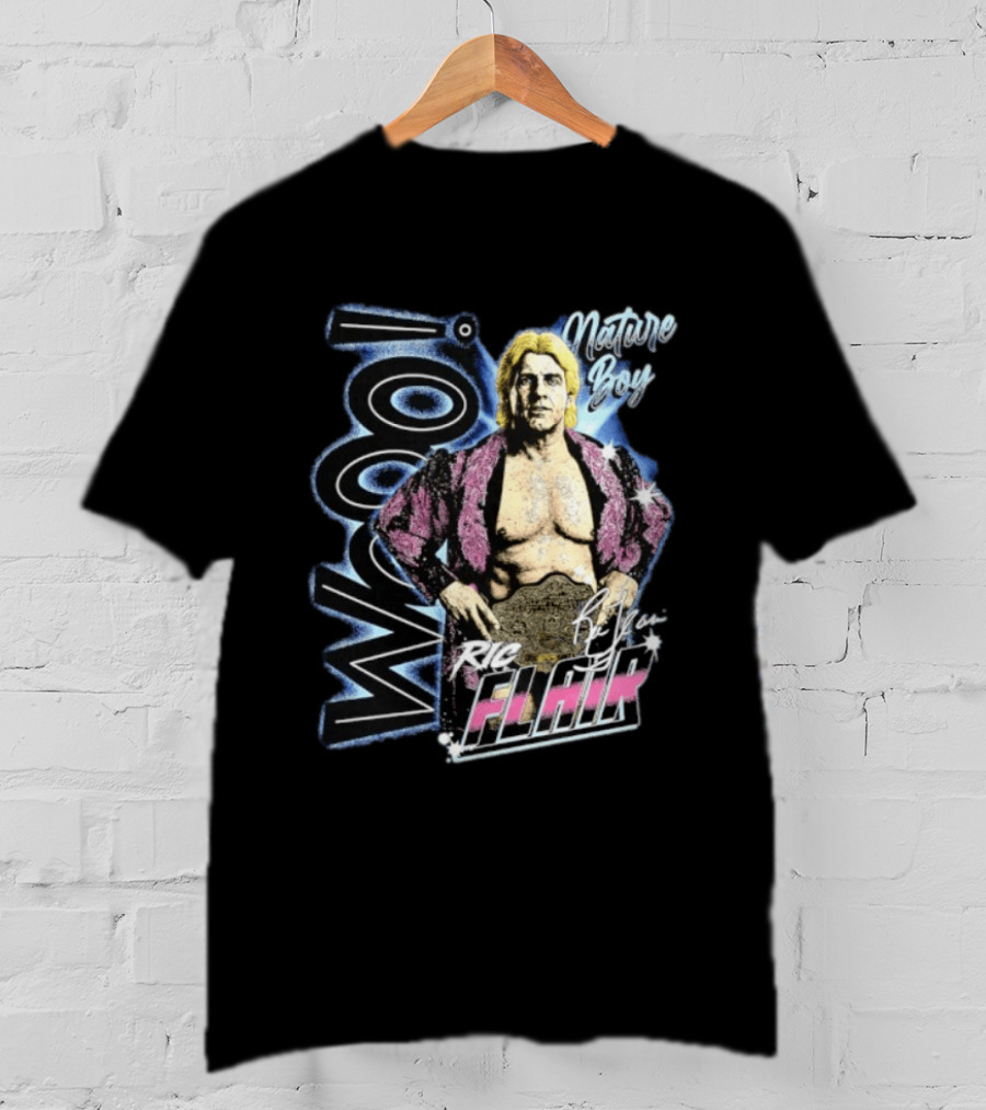 Ric Flair Nature Boy Wooo Wrestling Flair WWE T-Shirt