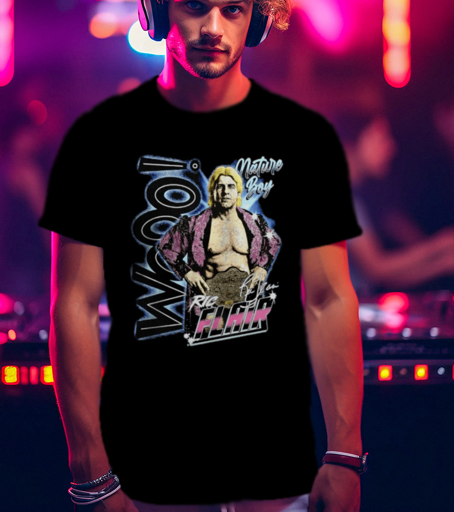 Ric Flair Nature Boy Wooo Wrestling Flair WWE T-Shirt