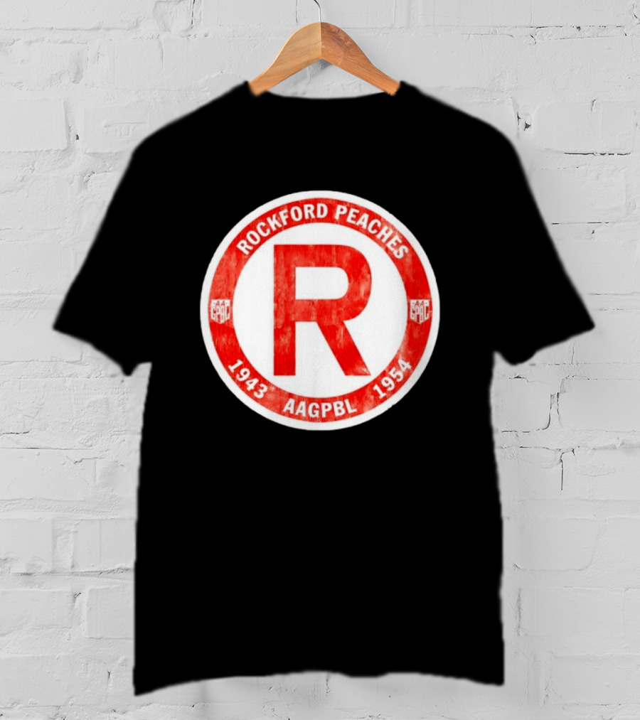 Rockford Peaches 1943 1954 AAGPBL T-Shirt