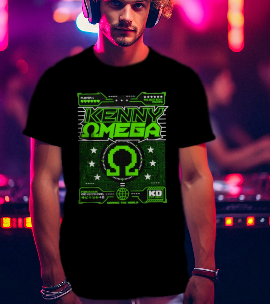Kenny Omega Player 1 The Best Bout Machine One Winged Angel KO Change The World T-Shirt