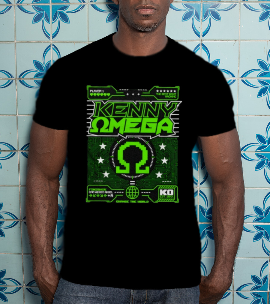 Kenny Omega Player 1 The Best Bout Machine One Winged Angel KO Change The World T-Shirt