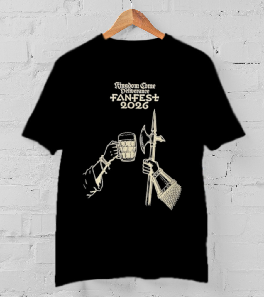 Kingdom Come Deliverance Fanfest 2026 RPG And Axe Celebration T-Shirt