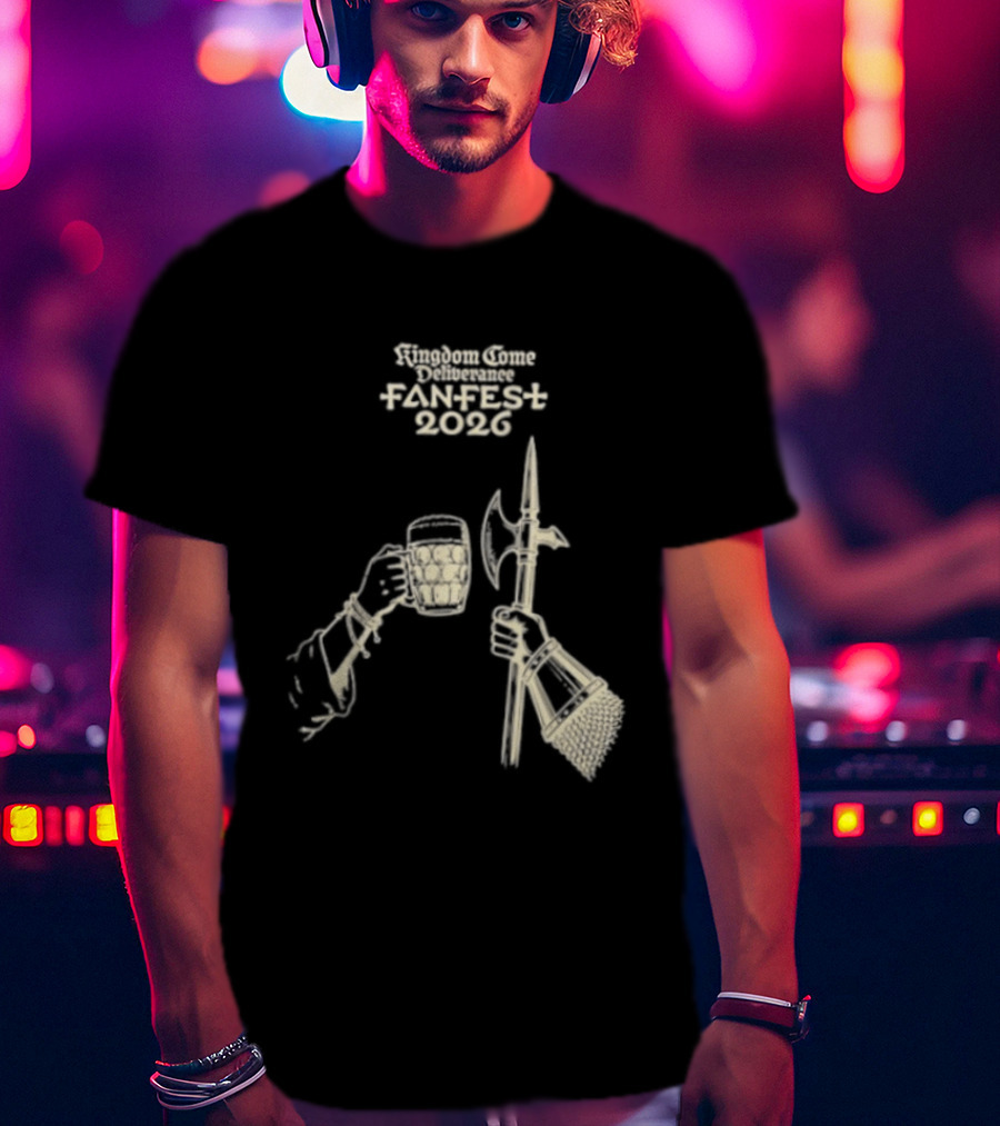 Kingdom Come Deliverance Fanfest 2026 RPG And Axe Celebration T-Shirt