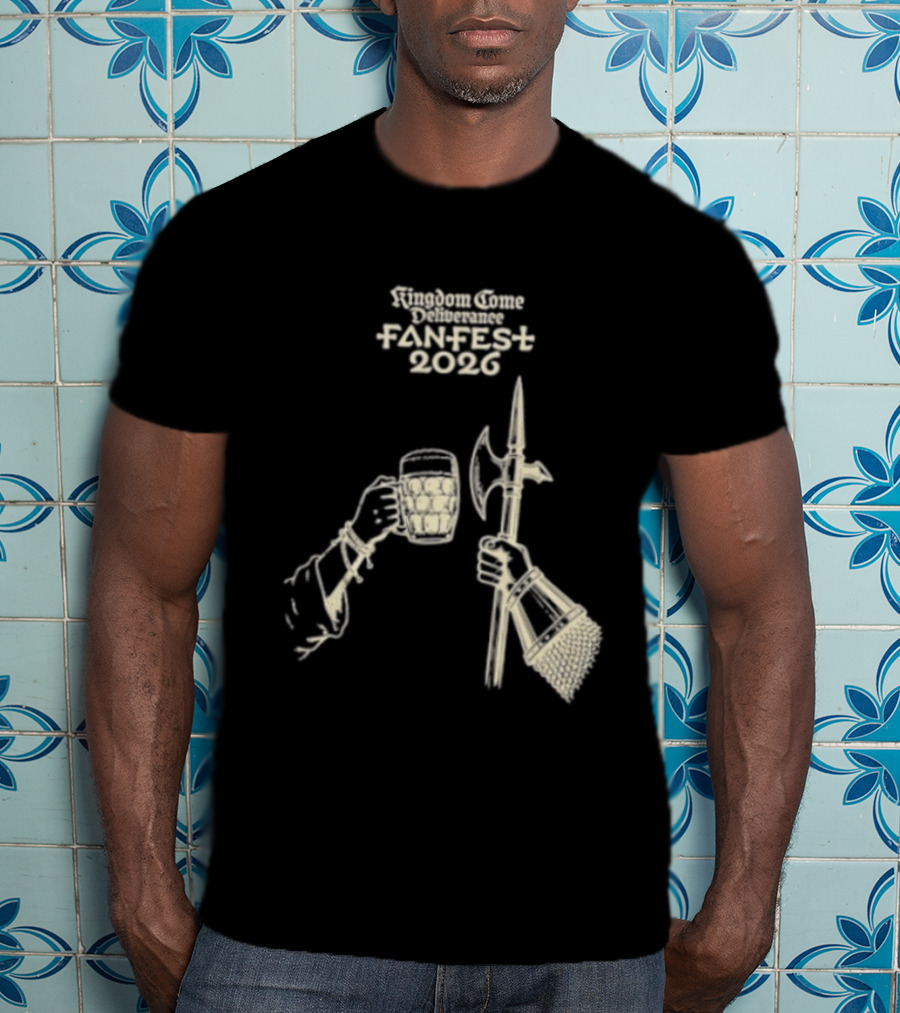 Kingdom Come Deliverance Fanfest 2026 RPG And Axe Celebration T-Shirt