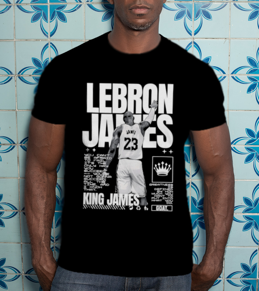 LeBron James Philadelphia 76ers King James NBA Goat 2026 23 T-Shirt