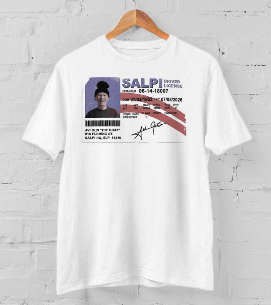 Antoine Griezmann MLS The Goat Salpi Driver License Signature T-Shirt