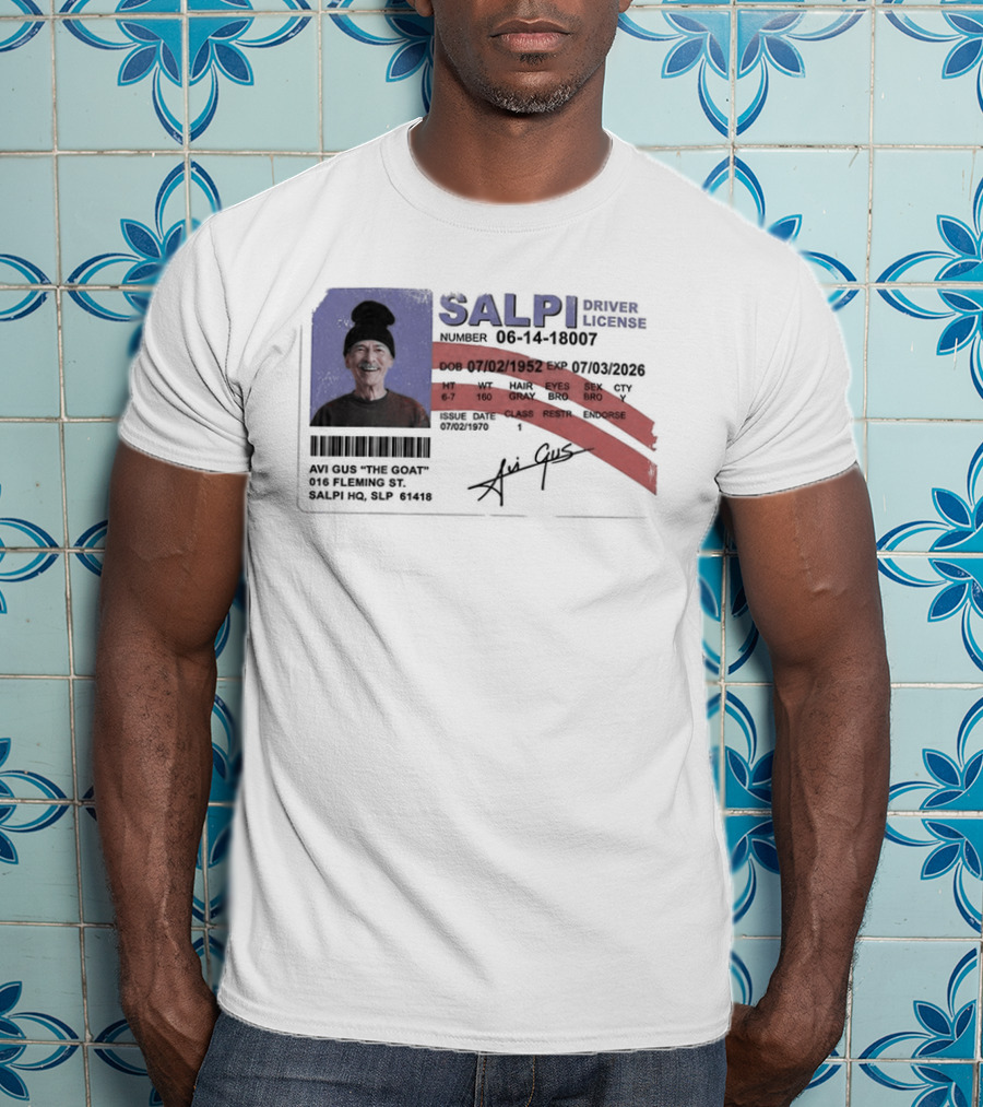 Antoine Griezmann MLS The Goat Salpi Driver License Signature T-Shirt