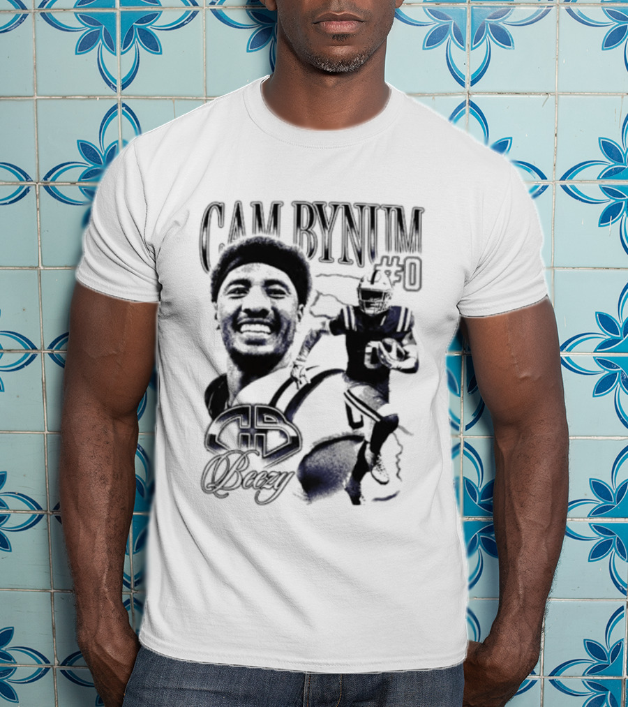 Cam Bynum No 0 CB Beezy Minnesota Vikings Player T-Shirt