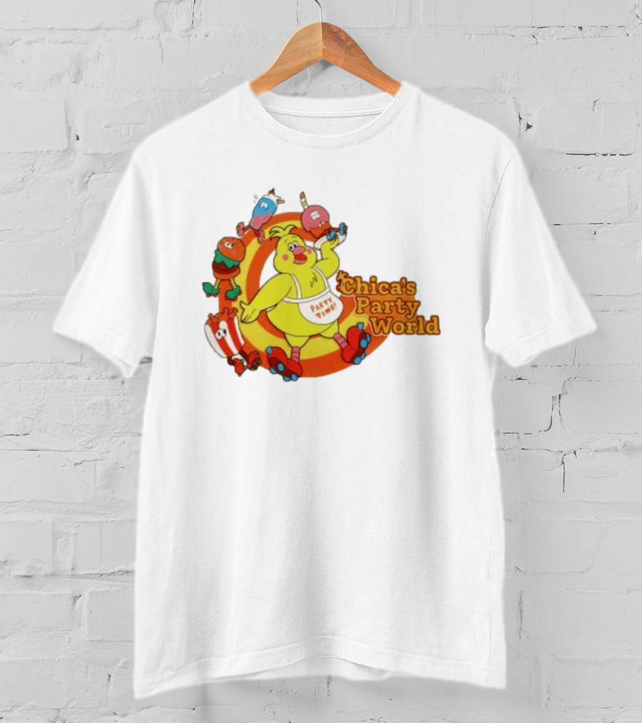 Chica's Party World Party Time Chica Five Nights At Freddy's T-Shirt