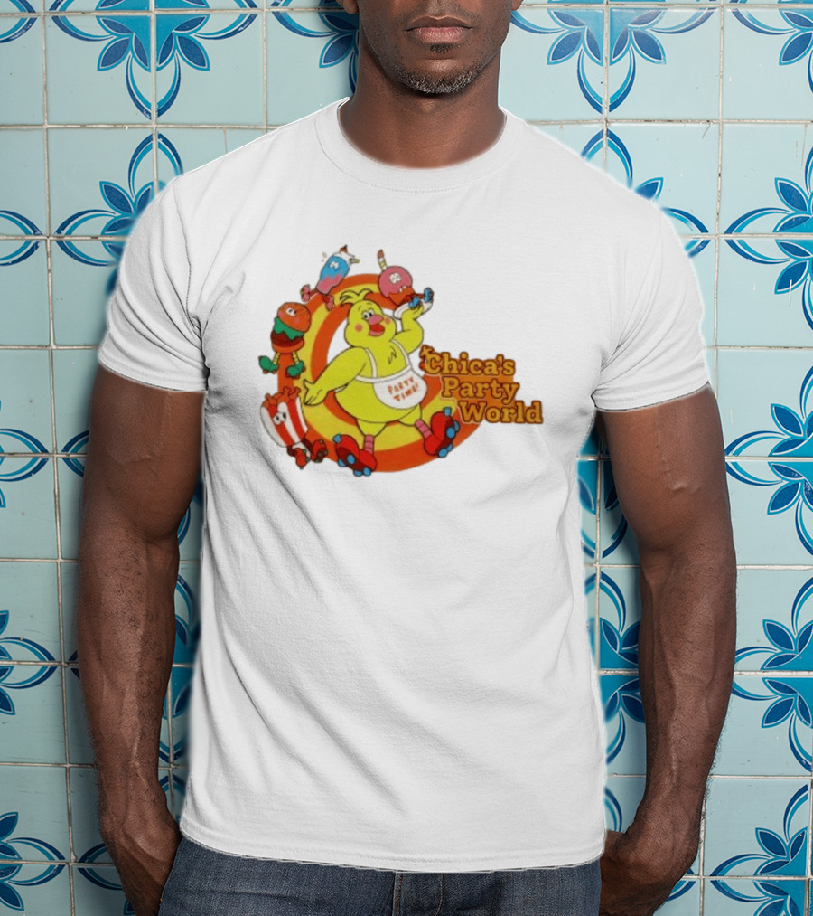 Chica's Party World Party Time Chica Five Nights At Freddy's T-Shirt