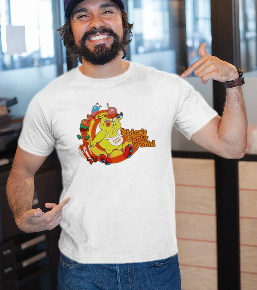 Chica's Party World Party Time Chica Five Nights At Freddy's T-Shirt