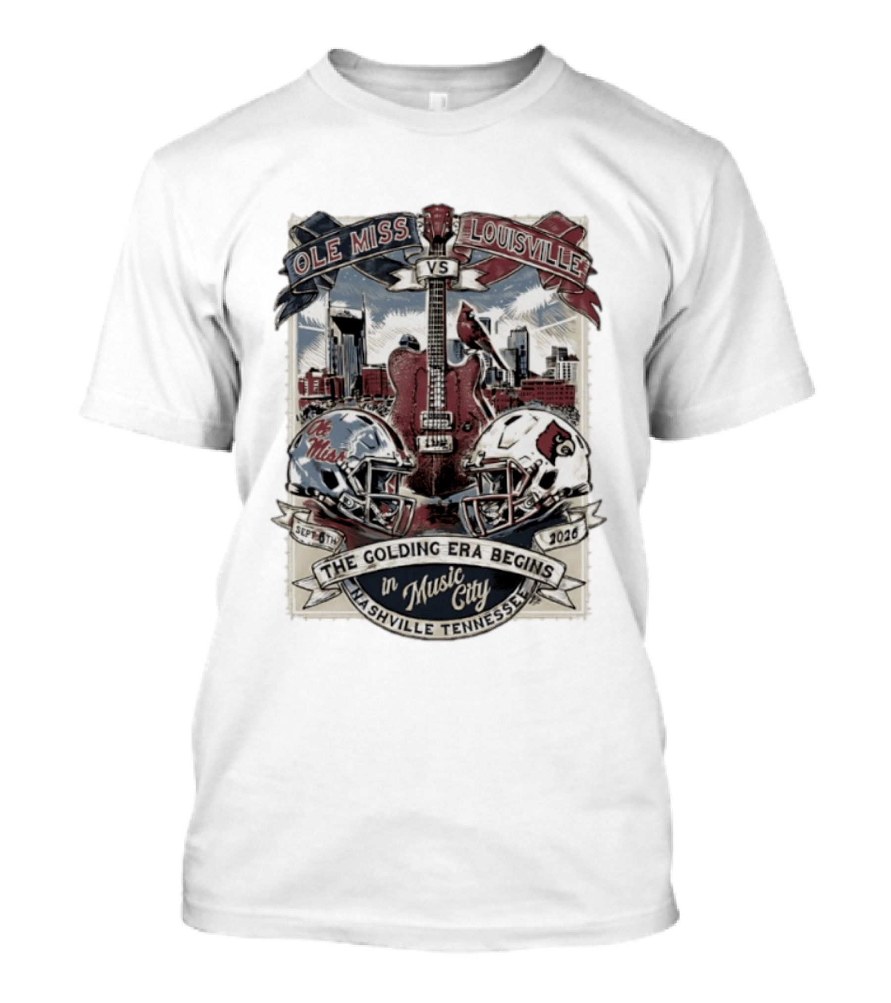 Ole Miss vs Louisville September 6th 2026 T...T-Shirt 