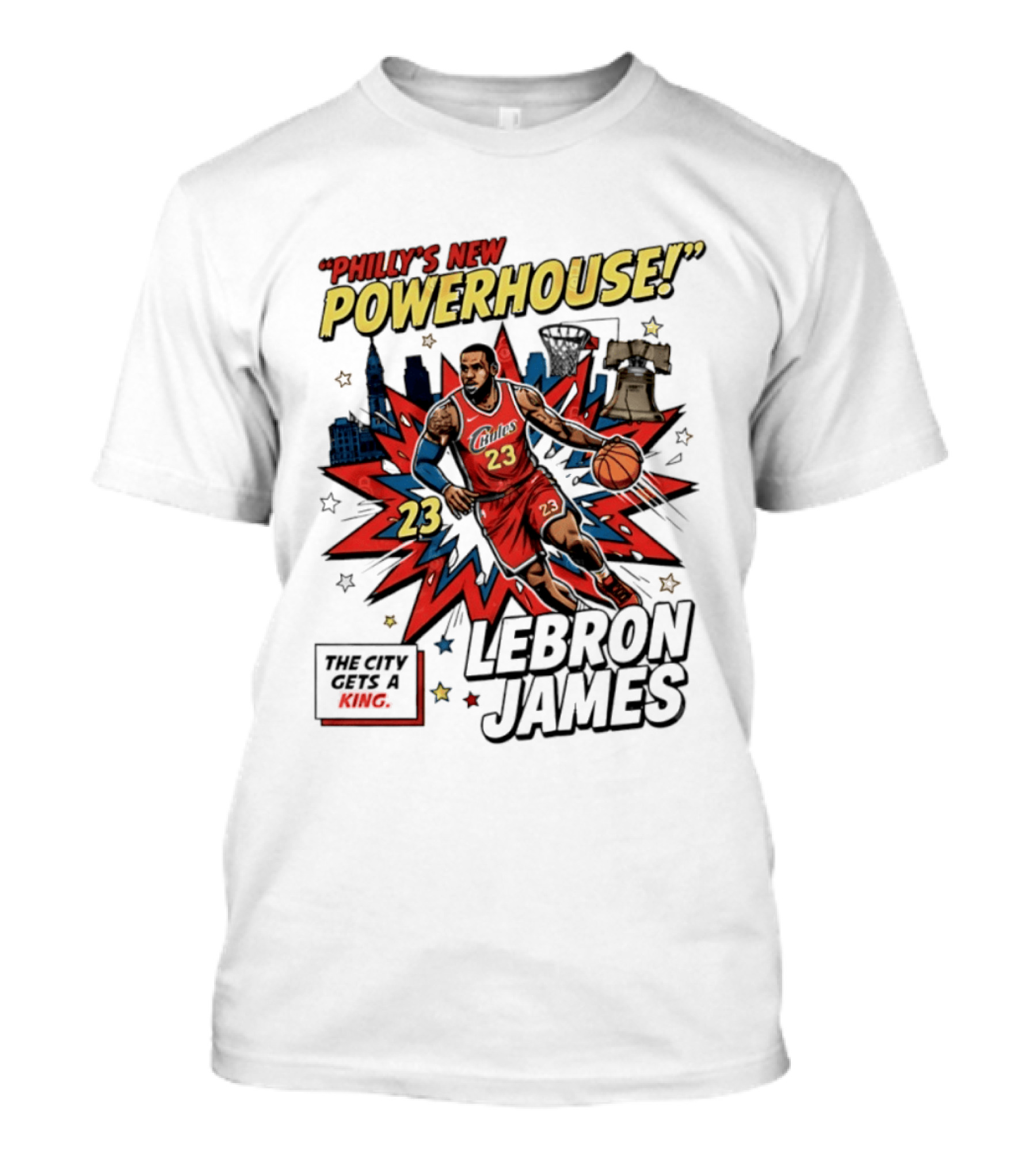 Philly's New Powerhouse LeBron James 23 The...T-Shirt 