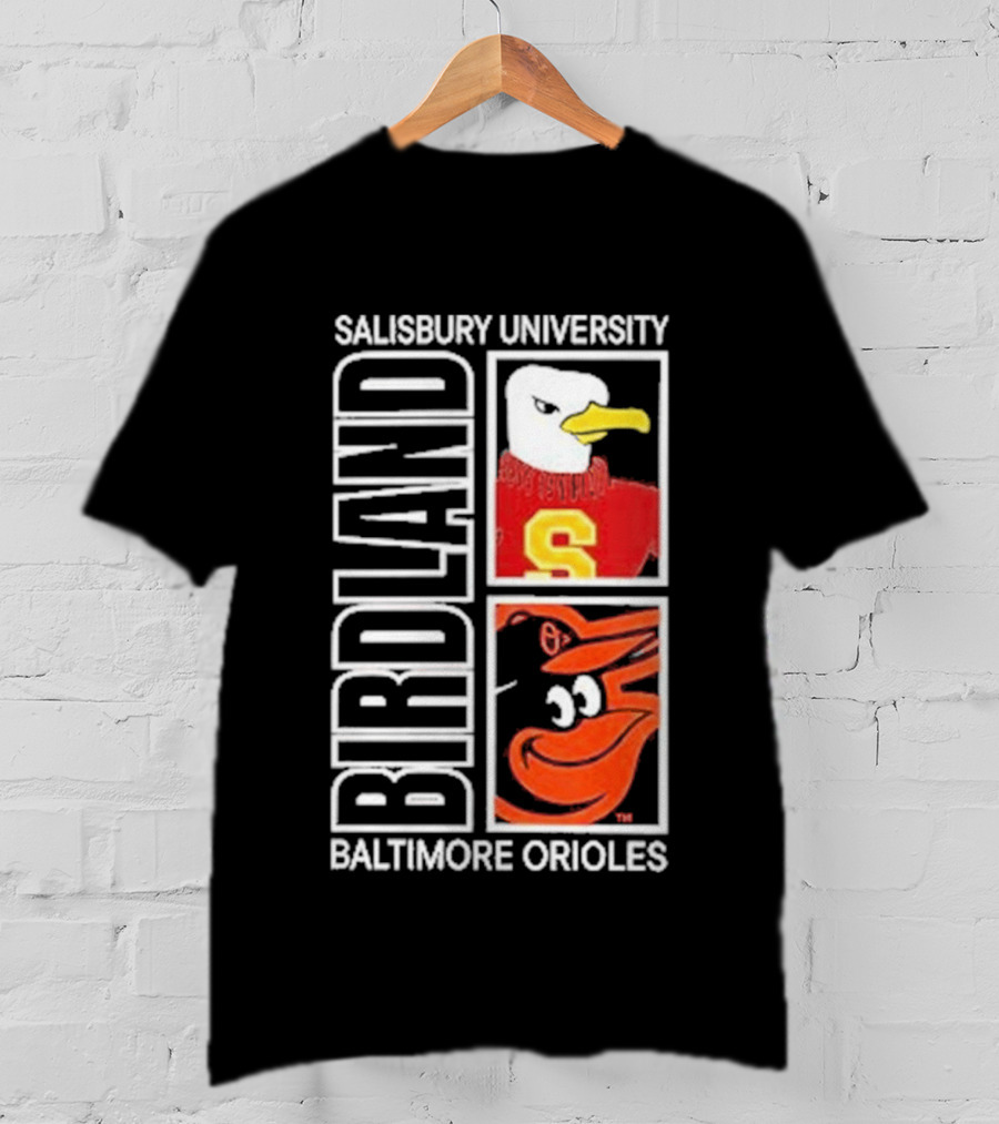 Salisbury University Birdland Night Baltimore Orioles 2026 T-Shirt