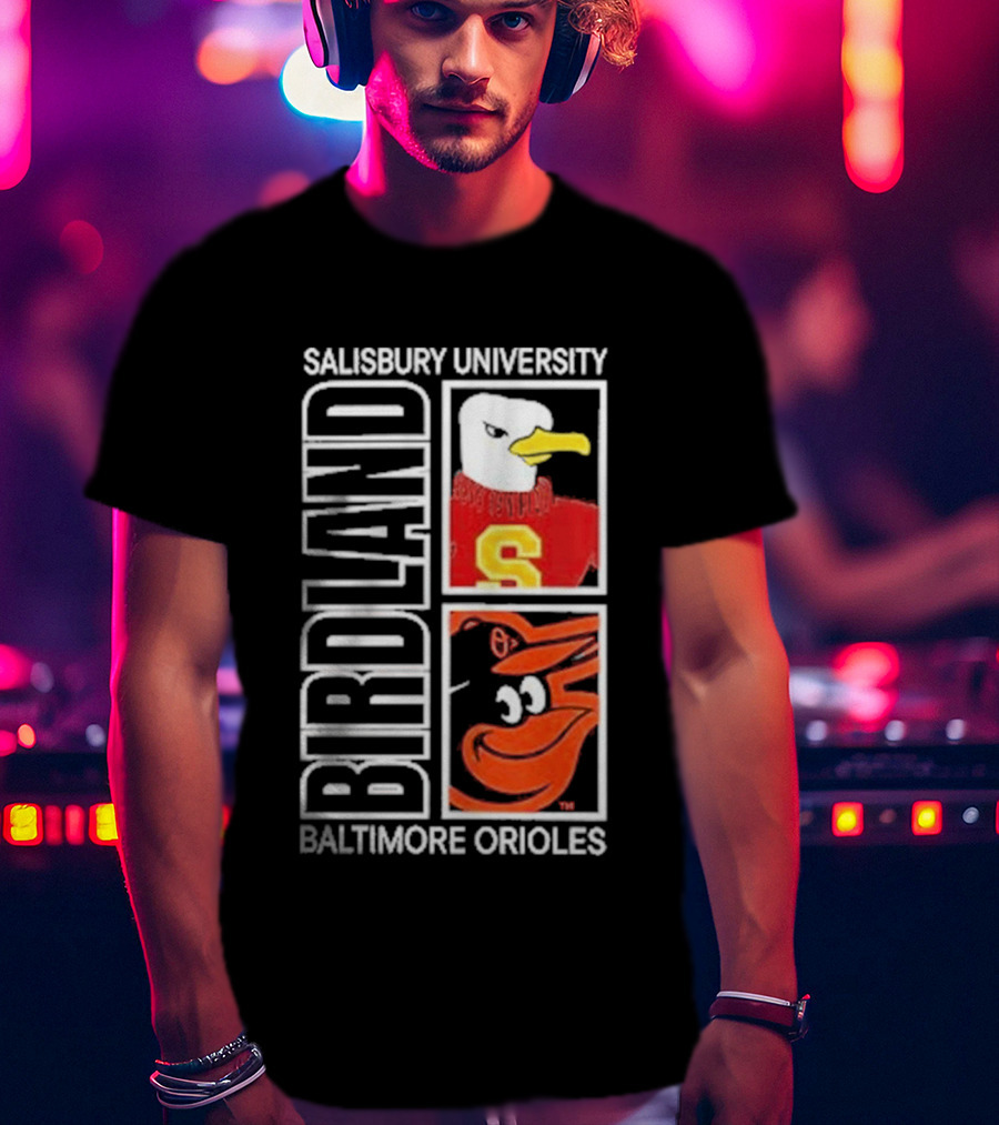 Salisbury University Birdland Night Baltimore Orioles 2026 T-Shirt