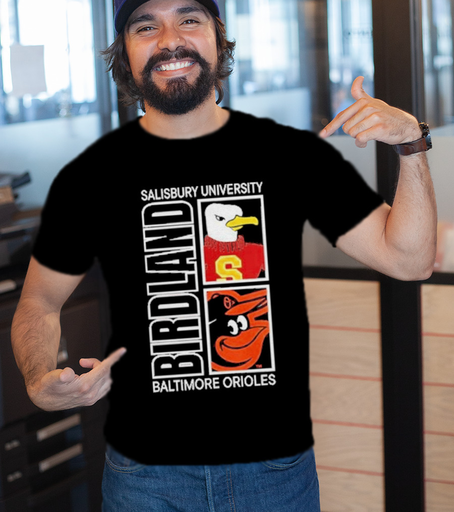 Salisbury University Birdland Night Baltimore Orioles 2026 T-Shirt