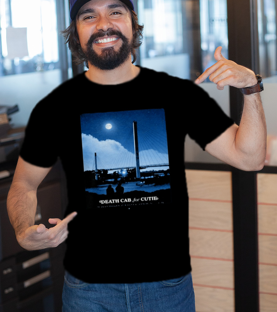Death Cab For Cutie Council Bluffs IA 2026 Bridge Moonlit T-Shirt