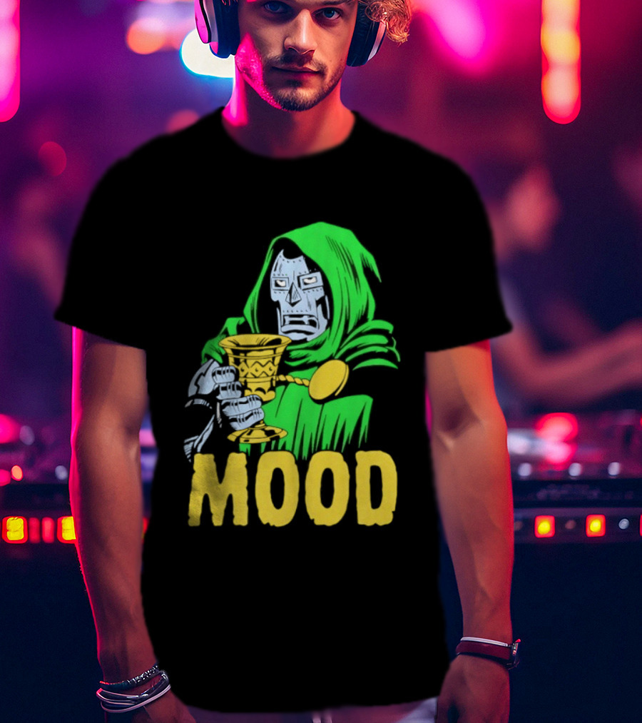 Doctor Doom Mood Marvel Villain Comic Book T-Shirt
