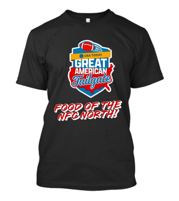 USA Today Great American Tailgate Food Of The NFC North T-Shirt