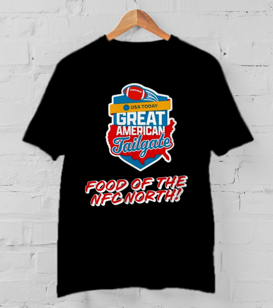 USA Today Great American Tailgate Food Of The NFC North T-Shirt