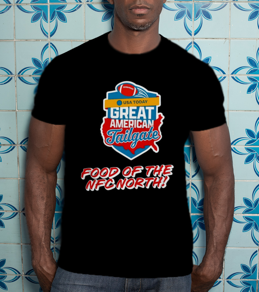 USA Today Great American Tailgate Food Of The NFC North T-Shirt